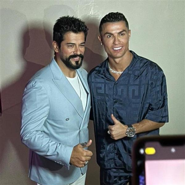 بطل مسلسل المؤسس عثمان يشعل المواقع السعودية بسبب ما فعله مع النجم  رونالدو