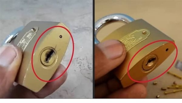تعرف على السر وراء وجود ثقب في أسفل القفل بجانب المفتاح