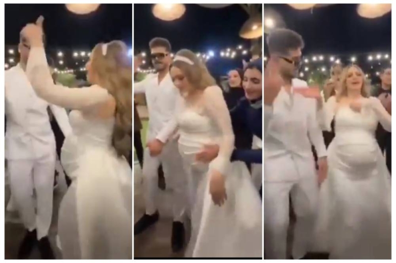 دولة عربية تشهد حفل زفاف صادم .. عروسة حسناء تحتفل بزواجها وهي حامل؟؟
